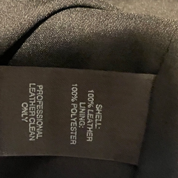 White House Black Market Women’s Leather Jacket - Picture 4 of 4